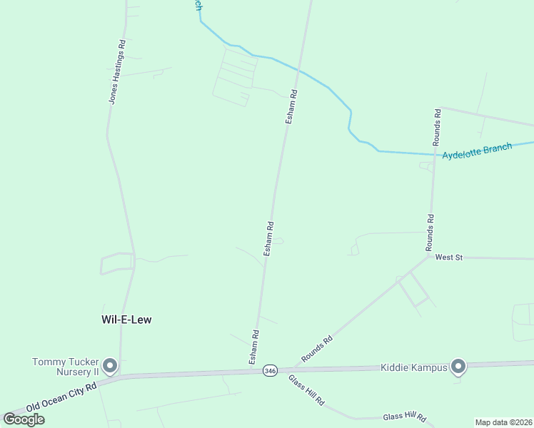 map of restaurants, bars, coffee shops, grocery stores, and more near 7570 Esham Road in Parsonsburg