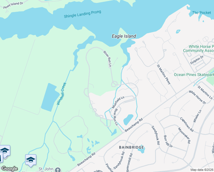 map of restaurants, bars, coffee shops, grocery stores, and more near 11605 Masters Lane in Berlin