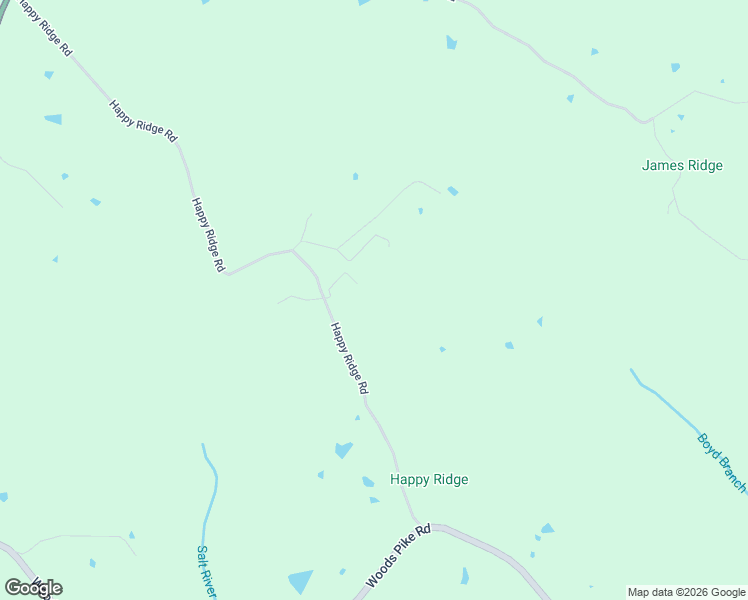 map of restaurants, bars, coffee shops, grocery stores, and more near 138 Happy Ridge Spurr in Pleasureville