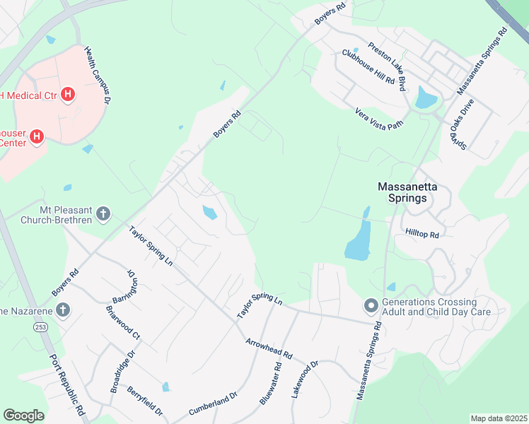 map of restaurants, bars, coffee shops, grocery stores, and more near 3065 Cullison Court in Harrisonburg