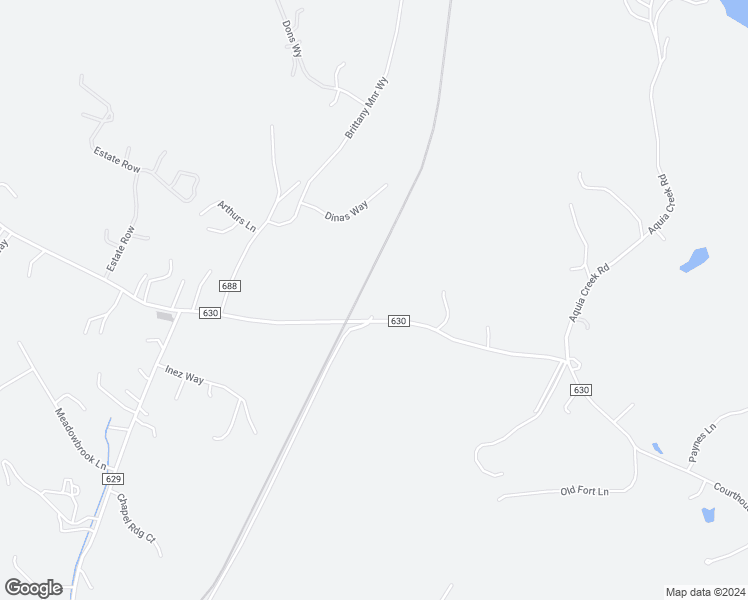 map of restaurants, bars, coffee shops, grocery stores, and more near 2119 Courthouse Road in Stafford