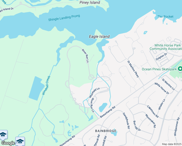 map of restaurants, bars, coffee shops, grocery stores, and more near 76 River Lane in Berlin