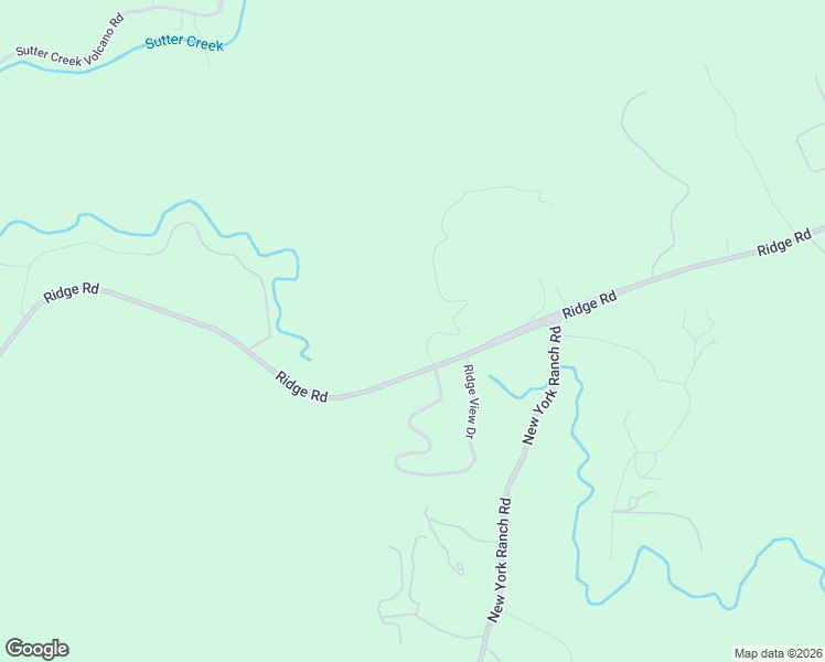 map of restaurants, bars, coffee shops, grocery stores, and more near 13171 Ridge Road in Sutter Creek