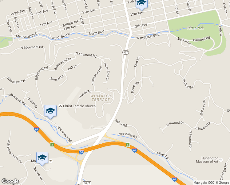 map of restaurants, bars, coffee shops, grocery stores, and more near 86 Honeysuckle Lane in Huntington