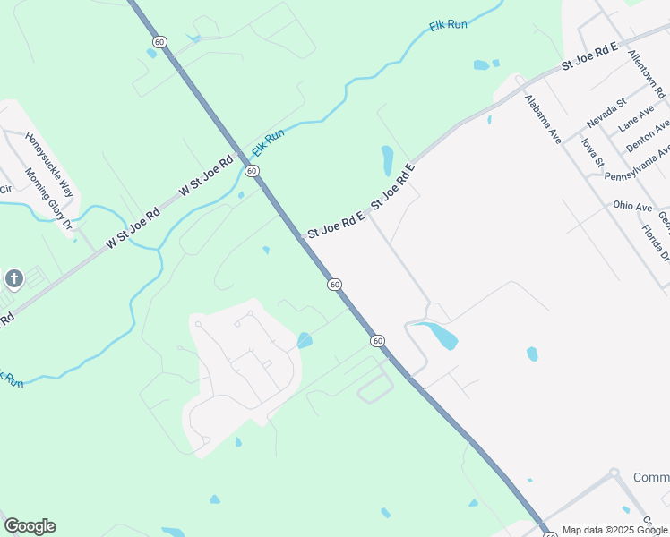 map of restaurants, bars, coffee shops, grocery stores, and more near 9822 Highway 60 in Sellersburg