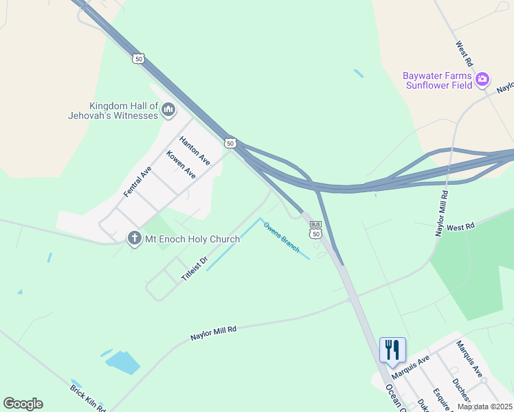 map of restaurants, bars, coffee shops, grocery stores, and more near in Salisbury