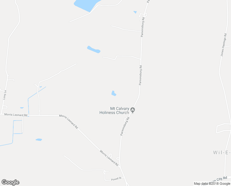 map of restaurants, bars, coffee shops, grocery stores, and more near 7636 Parsonsburg Road in Parsonsburg