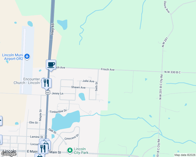 map of restaurants, bars, coffee shops, grocery stores, and more near 901-913 Seth St in Lincoln