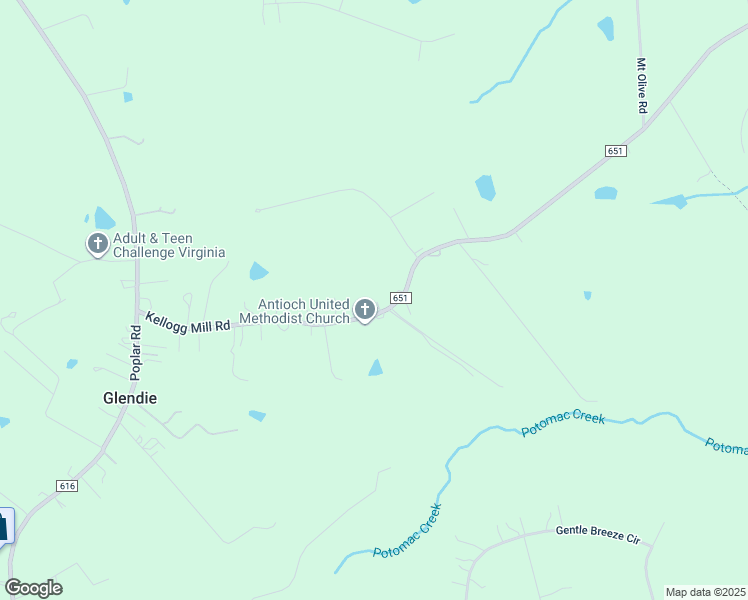map of restaurants, bars, coffee shops, grocery stores, and more near 155 Kellogg Mill Road in Fredericksburg
