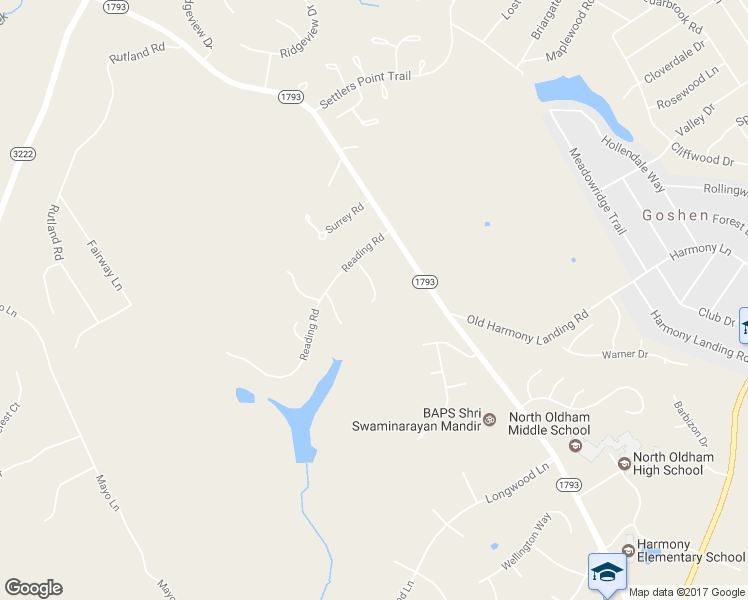 map of restaurants, bars, coffee shops, grocery stores, and more near 1005 Essex Court in Goshen