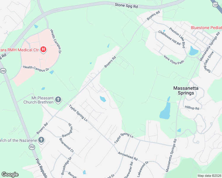 map of restaurants, bars, coffee shops, grocery stores, and more near 2985 Cullison Court in Harrisonburg