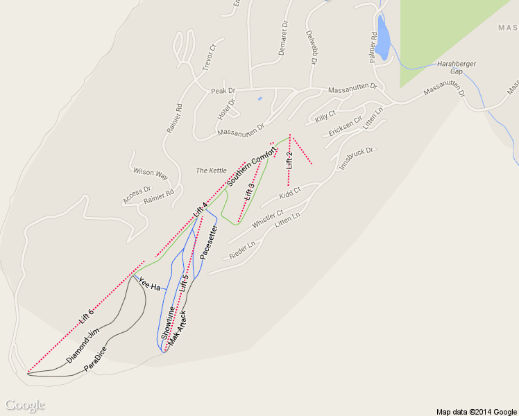 map of restaurants, bars, coffee shops, grocery stores, and more near 15 Kidd Court in McGaheysville