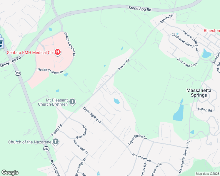 map of restaurants, bars, coffee shops, grocery stores, and more near 1086 Boyers Road in Harrisonburg