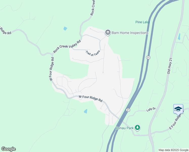 map of restaurants, bars, coffee shops, grocery stores, and more near 4901-4927 Darren Dr in House Springs