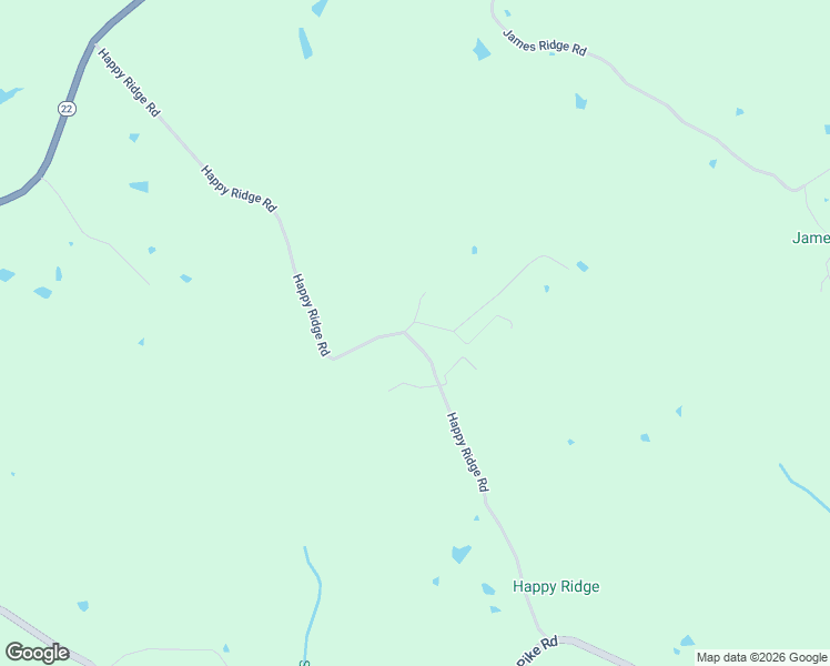 map of restaurants, bars, coffee shops, grocery stores, and more near 138 Happy Ridge Spurr in Pleasureville