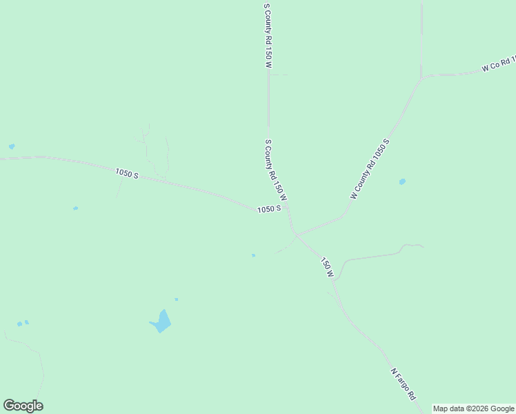 map of restaurants, bars, coffee shops, grocery stores, and more near 1300-1402 W County Road 1050 South in English