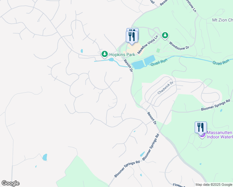 map of restaurants, bars, coffee shops, grocery stores, and more near 368 Cub Lane in McGaheysville