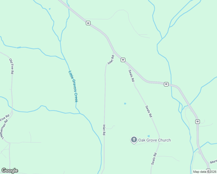 map of restaurants, bars, coffee shops, grocery stores, and more near 19763-20099 Inlet Road in Versailles