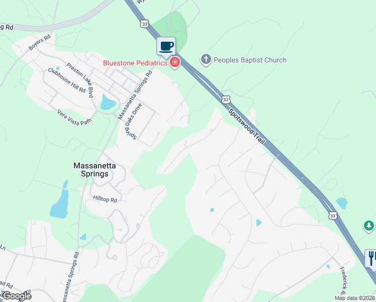 map of restaurants, bars, coffee shops, grocery stores, and more near 285 Steeplechase Dr in Penn Laird