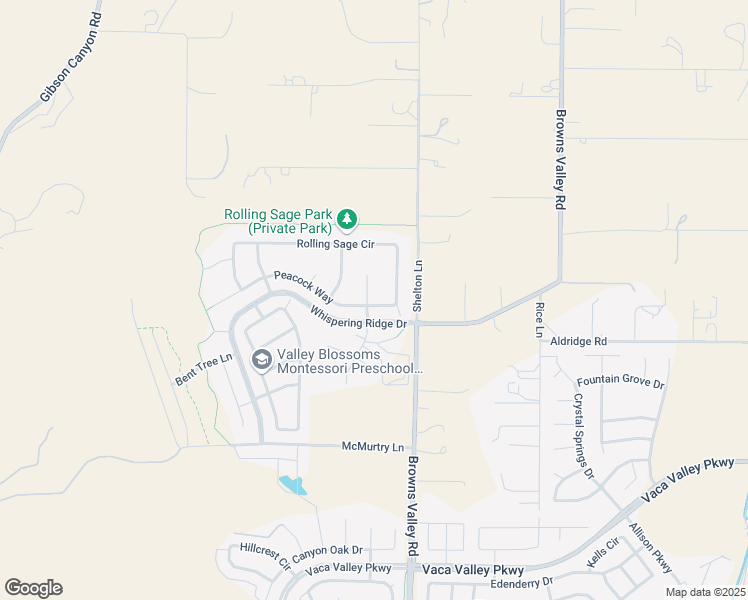 map of restaurants, bars, coffee shops, grocery stores, and more near 1001 Wild Sage Court in Vacaville