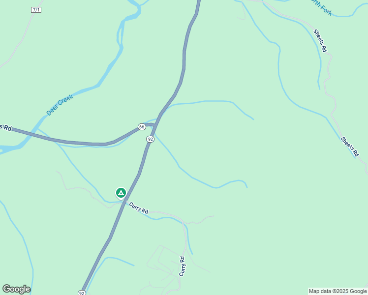 map of restaurants, bars, coffee shops, grocery stores, and more near 3482 West Virginia 92 in Cass