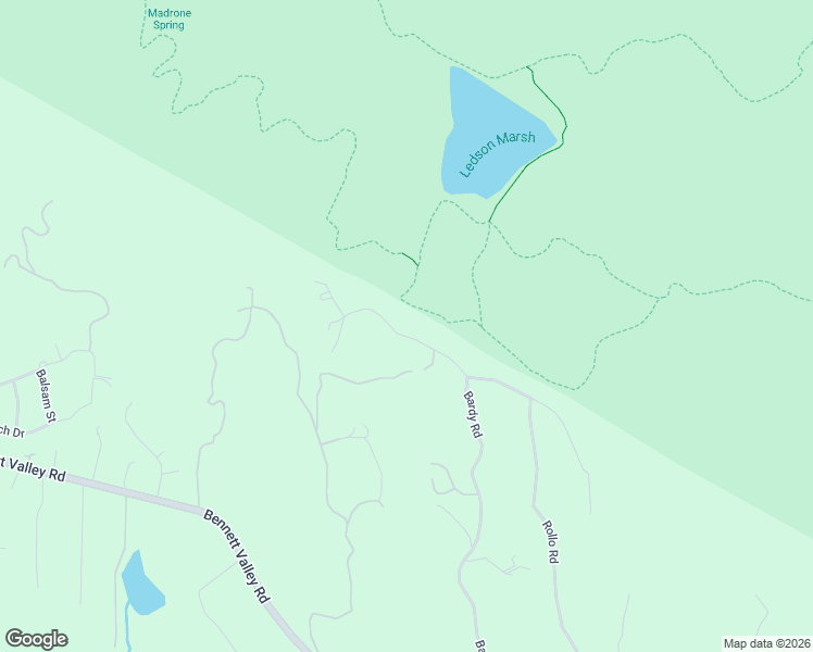 map of restaurants, bars, coffee shops, grocery stores, and more near 2575 Bennett Ridge Road in Santa Rosa