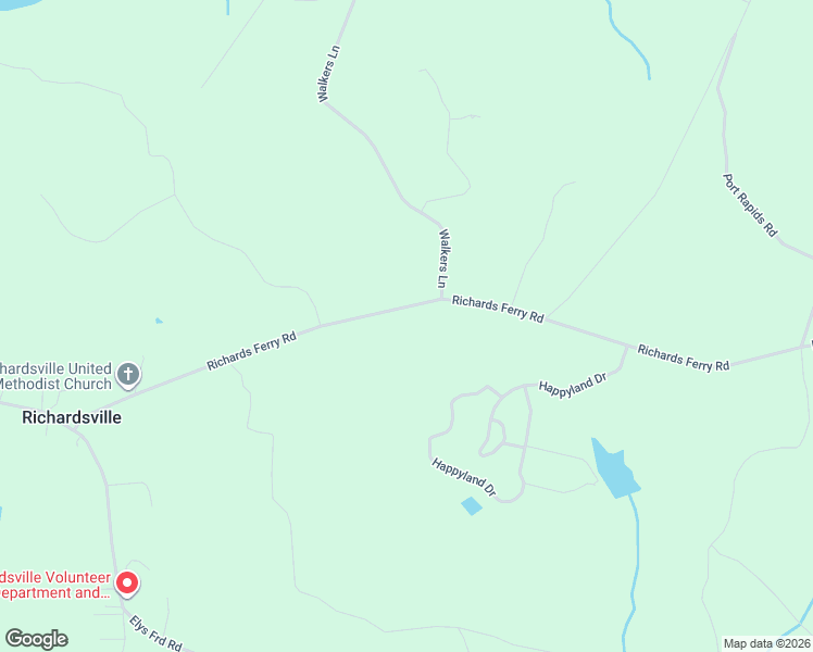 map of restaurants, bars, coffee shops, grocery stores, and more near 29496 Richards Ferry Road in Richardsville