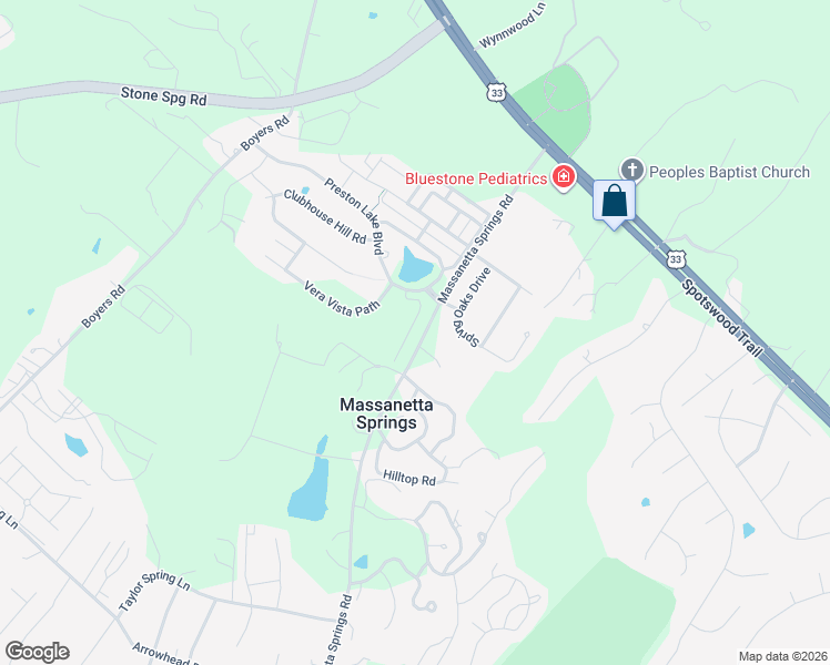 map of restaurants, bars, coffee shops, grocery stores, and more near 435 Spring Oaks Drive in Harrisonburg