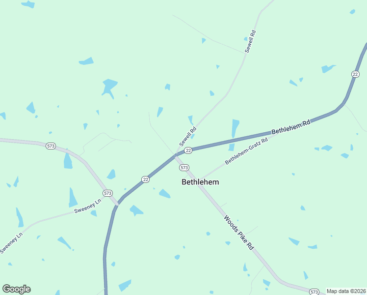 map of restaurants, bars, coffee shops, grocery stores, and more near 3946 Bethlehem Road in Bethlehem