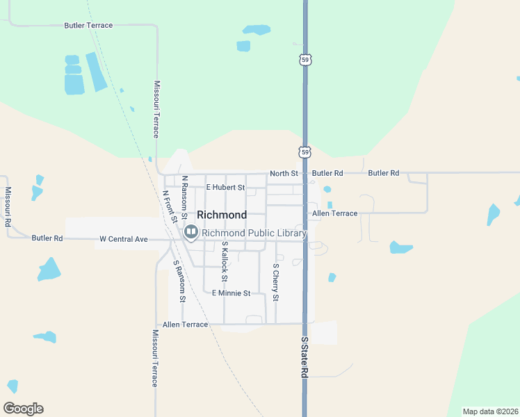 map of restaurants, bars, coffee shops, grocery stores, and more near 204 North Cleveland Street in Richmond