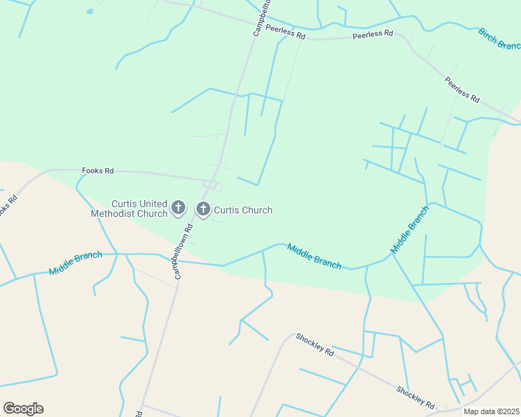 map of restaurants, bars, coffee shops, grocery stores, and more near 11910 Campbelltown Road in Bishopville
