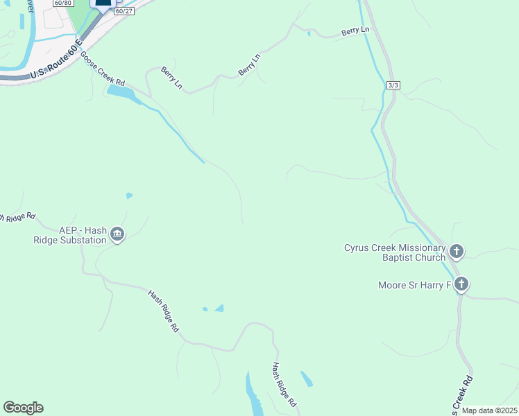 map of restaurants, bars, coffee shops, grocery stores, and more near 3873 Goose Creek Road in Barboursville