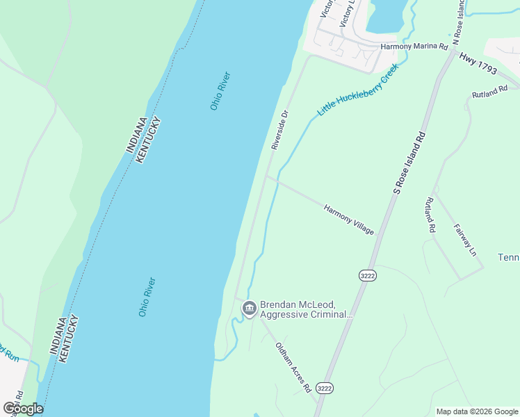 map of restaurants, bars, coffee shops, grocery stores, and more near 1511 Riverside Drive in Prospect