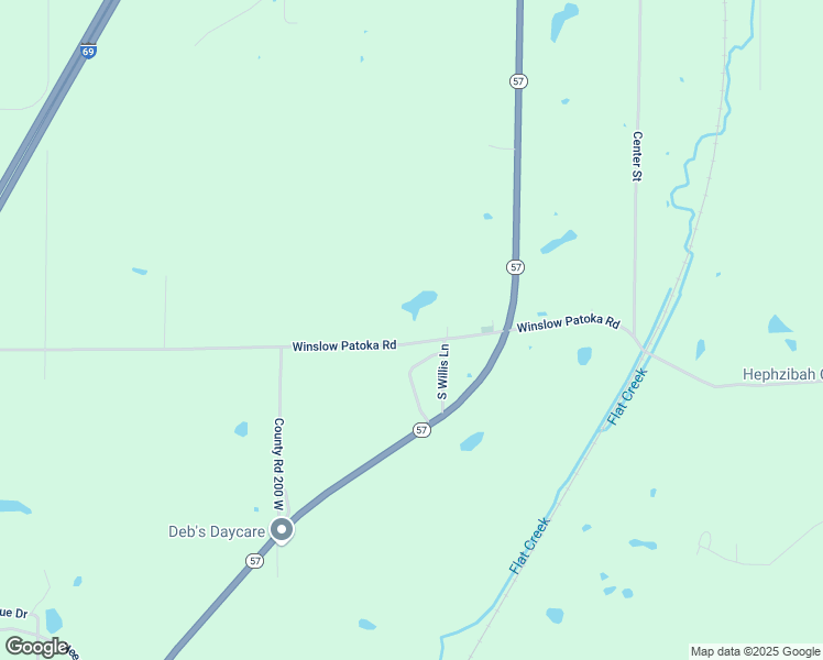 map of restaurants, bars, coffee shops, grocery stores, and more near 1727 West Co Road 125 South in Petersburg