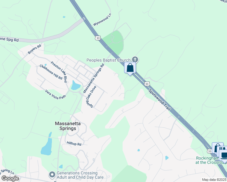 3558 Spotswood Trail, Springs VA Walk Score