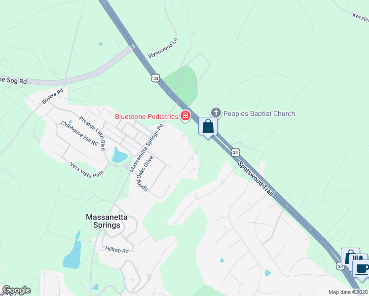 map of restaurants, bars, coffee shops, grocery stores, and more near 4153 Quarles Ct in Harrisonburg