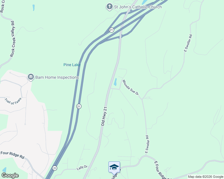 map of restaurants, bars, coffee shops, grocery stores, and more near 4700 South Pointe Drive in Imperial