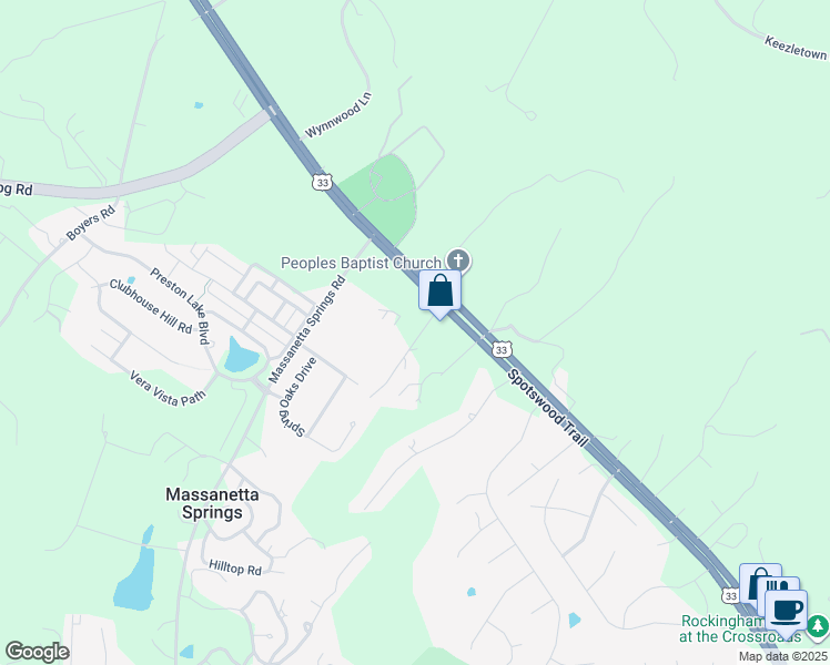 map of restaurants, bars, coffee shops, grocery stores, and more near 29 Titus Drive in Penn Laird