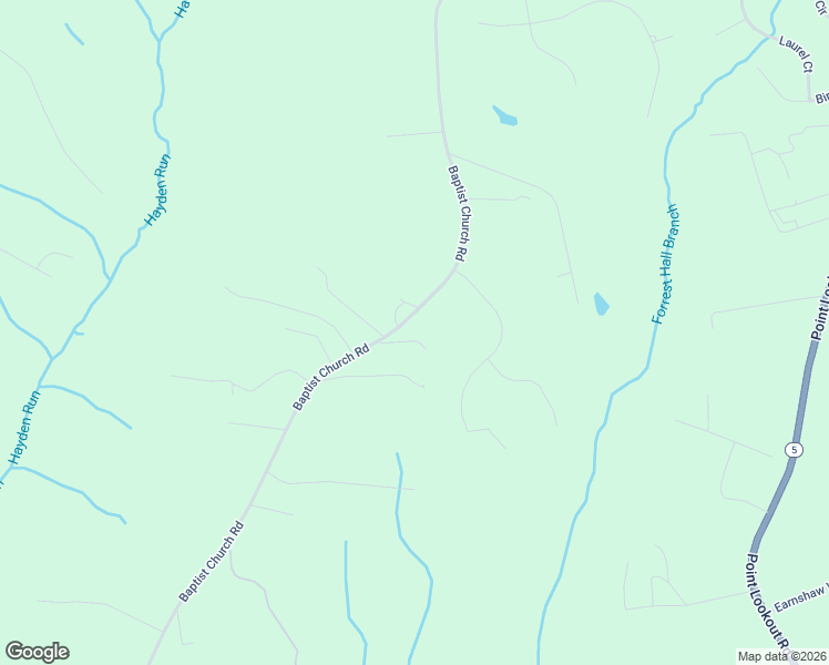 map of restaurants, bars, coffee shops, grocery stores, and more near 26876 Baptist Church Road in Mechanicsville
