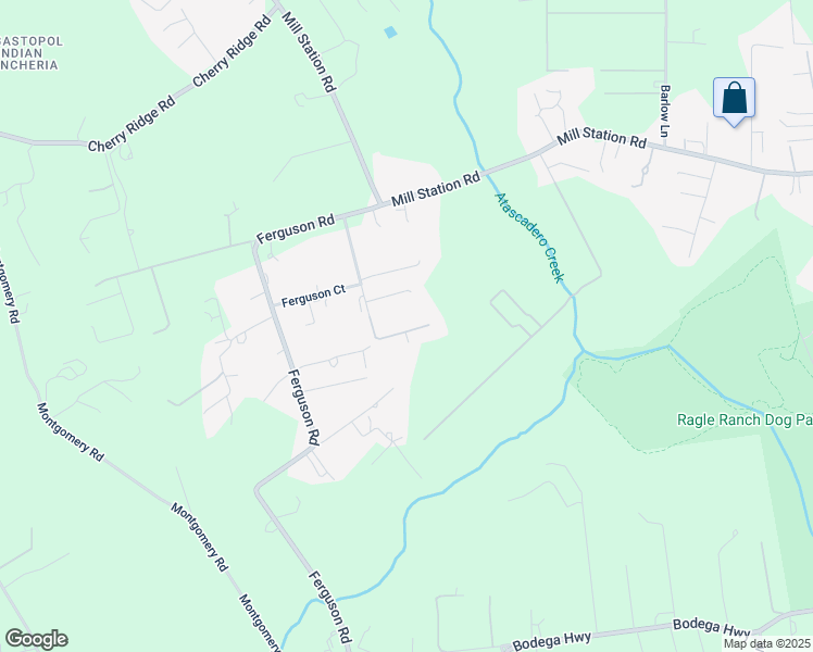 map of restaurants, bars, coffee shops, grocery stores, and more near 1301 Winsby Road in Sebastopol