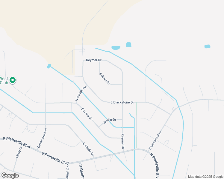 map of restaurants, bars, coffee shops, grocery stores, and more near 1816 Belmar Drive in Pueblo