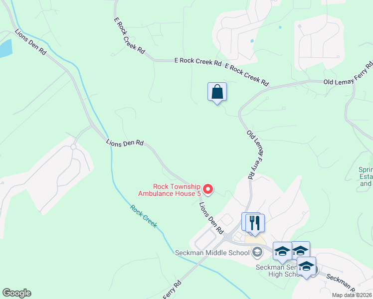 map of restaurants, bars, coffee shops, grocery stores, and more near in Imperial