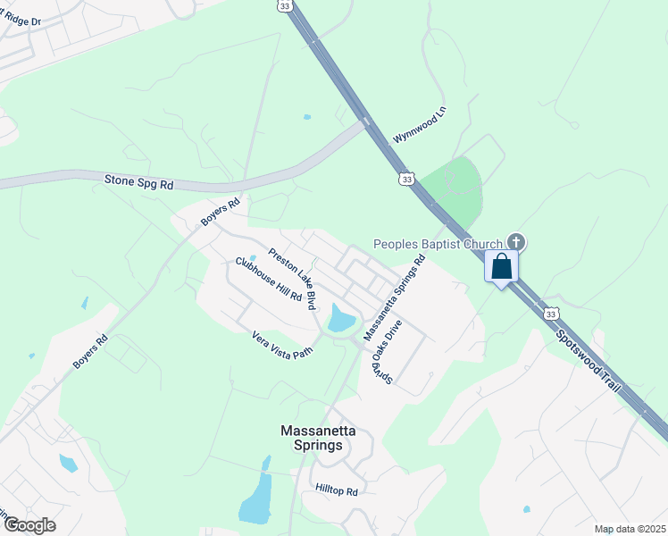 map of restaurants, bars, coffee shops, grocery stores, and more near Charleston Boulevard in Harrisonburg