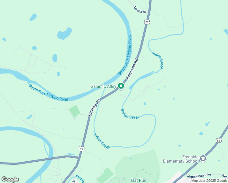 map of restaurants, bars, coffee shops, grocery stores, and more near 1500 Falmouth Road in Cynthiana