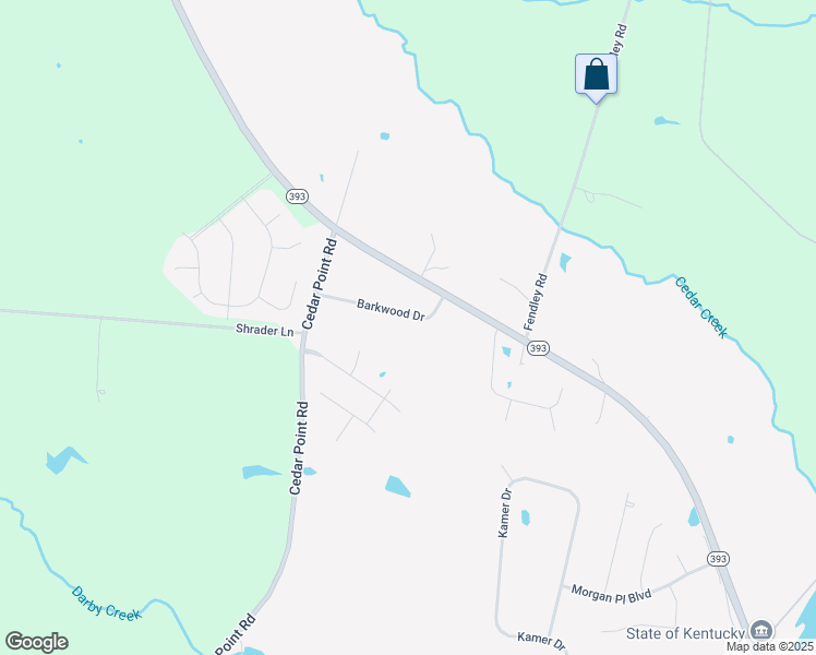 map of restaurants, bars, coffee shops, grocery stores, and more near 5301 Barkwood Drive in La Grange