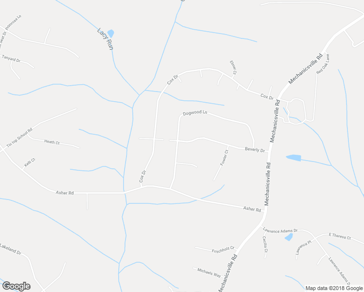 map of restaurants, bars, coffee shops, grocery stores, and more near 37691 Beverly Drive in Mechanicsville