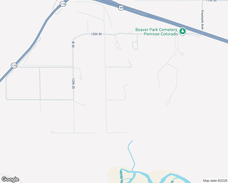 map of restaurants, bars, coffee shops, grocery stores, and more near 1374 C Street in Penrose