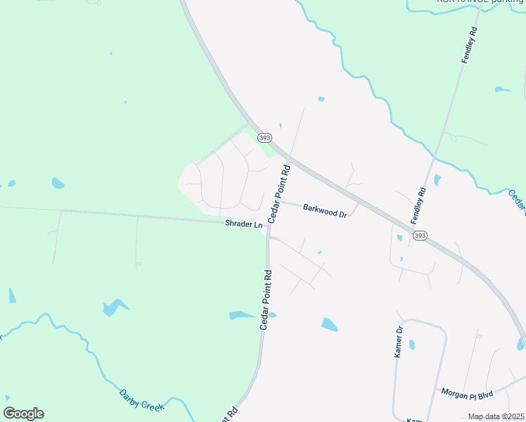 map of restaurants, bars, coffee shops, grocery stores, and more near 1009 Cedar Point Road in La Grange