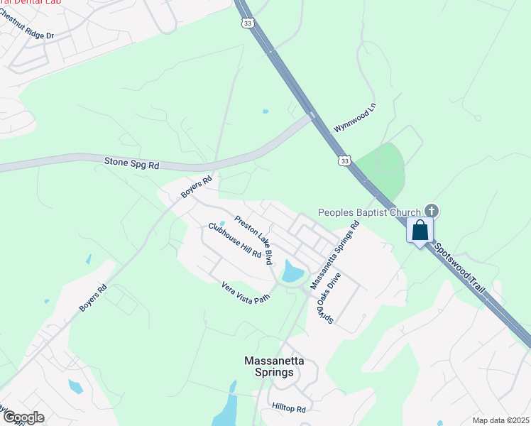 map of restaurants, bars, coffee shops, grocery stores, and more near 3203 Charleston Boulevard in Harrisonburg
