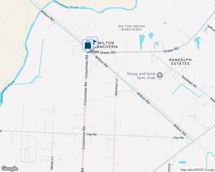 map of restaurants, bars, coffee shops, grocery stores, and more near 9640 Sherman Lane in Wilton